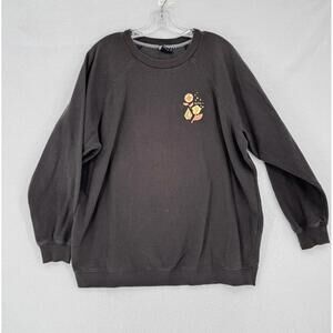 Volcom Stone Mens Gray Lost in a Daydream Graphic Crew Pullover Sweatshirt Sz L